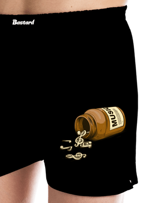 Music Pills pánske trenky Black