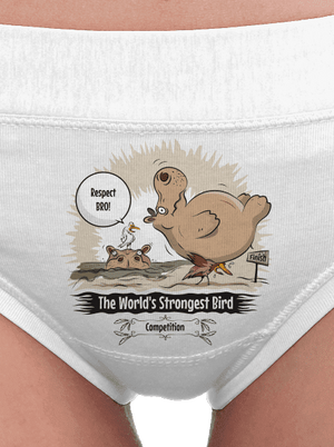 Strongest bird dámske nohavičky White