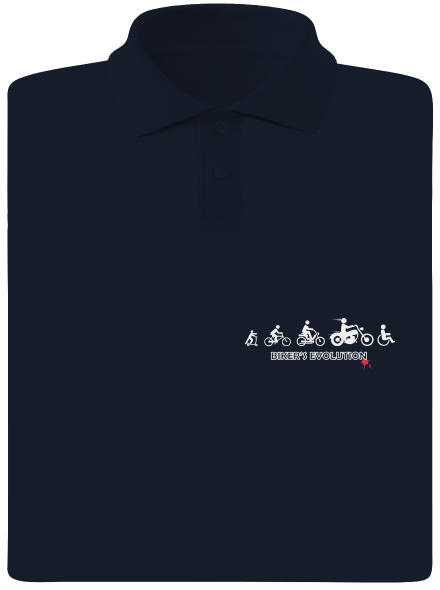 Biker’s Evolution pánska polokošeľa Navy Mal