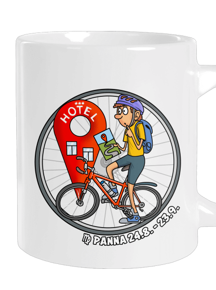 Cyklistický horoskop: Panna veľký hrnček White