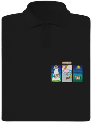 Alien Cappuccino pánska polokošeľa Black