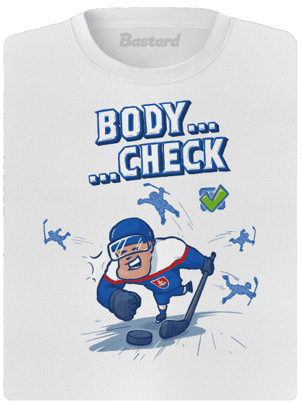 Body check dámske športové tričko White