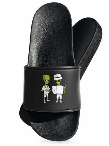 Mimozemšťania šľapky Black