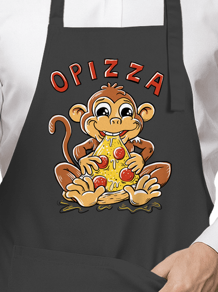 Opizza zástera Dark Grey