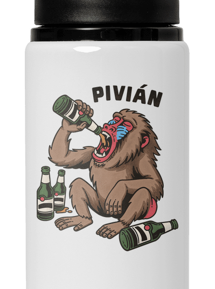 Pivián flaša na vodu White
