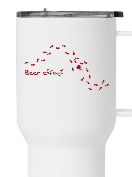 Beer effect! termohrnček White