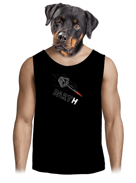 Dart(h) pánske tielko Black