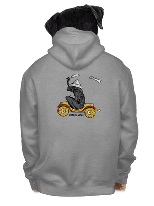 Votrelníček pánska mikina na zips Light Melange