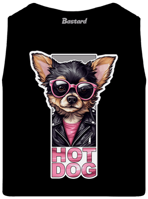 Very hot dog pánske tielko Black