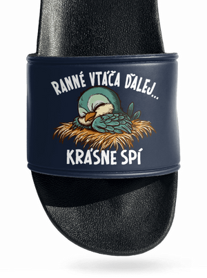 Ranné vtáča spí šľapky Navy
