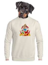 unisex mikina bez kapucne
