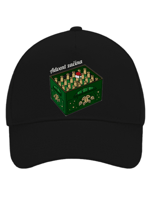 Advent začína šiltovka baseballka Black