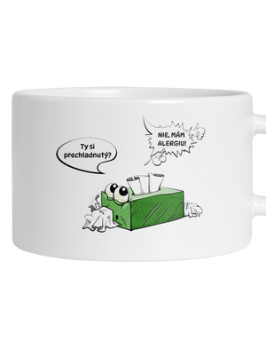 Mám alergiu hrnček makronka White