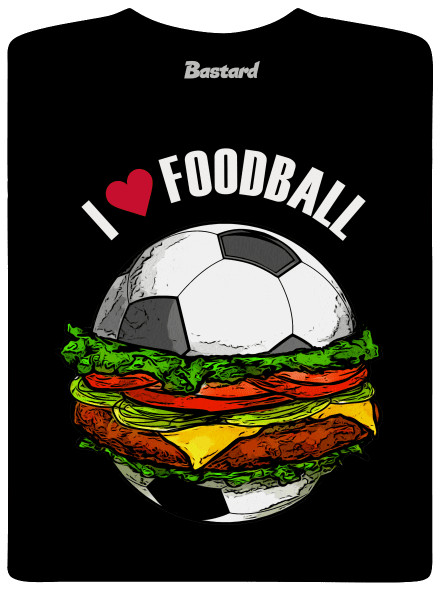 Foodball detské tričko Black