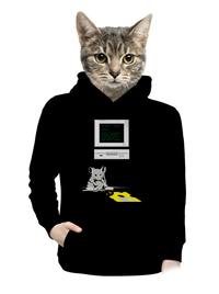 dámska mikina klokanka