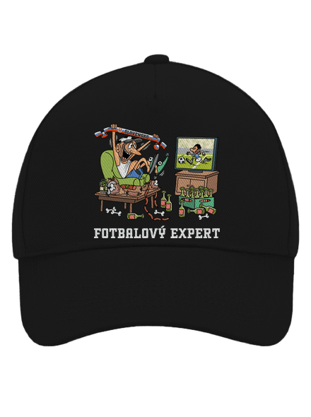Futbalový expert šiltovka baseballka Black