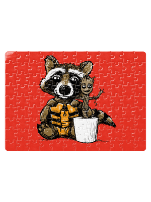 Strážcovia galaxie puzzle White