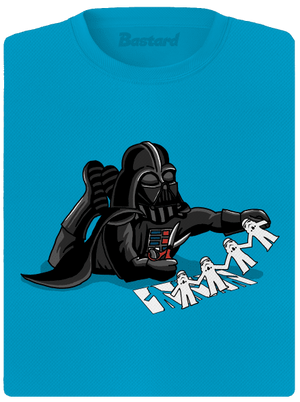 Klonovanie trooperov dámske športové tričko Blue Atol