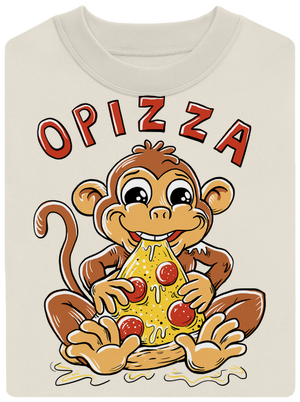 Opizza unisex mikina bez kapucne Off White