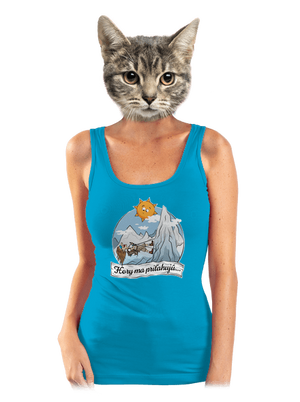 Hory ma priťahujú dámske tielko klasické Blue Atol