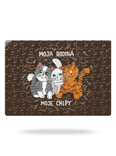 Moja rodina puzzle White