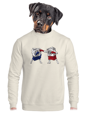 unisex mikina bez kapucne