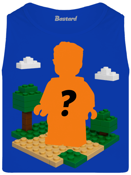 Lego z vlastnej fotky pánske tielko Royal Blue