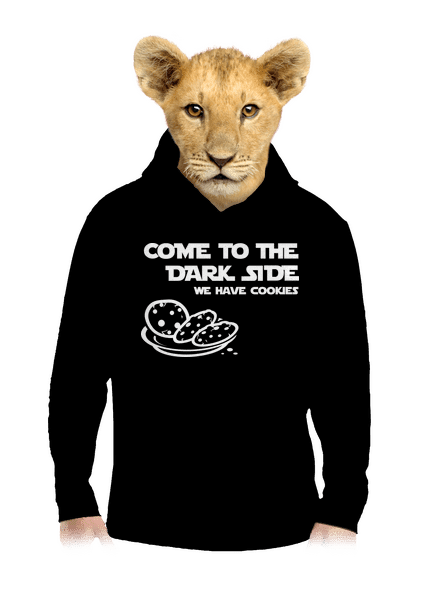Come to the dark side detská mikina klokanka Black