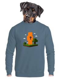 unisex mikina bez kapucne