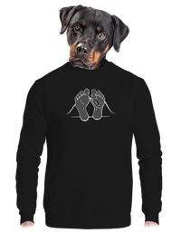 unisex mikina bez kapucne