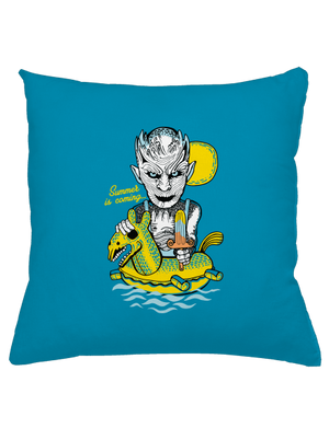 Summer is coming 2 vankúš Blue Turquoise