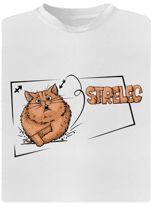 Mačací horoskop: Strelec detské športové tričko White