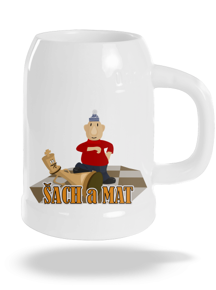 Šach a Mat polliter White
