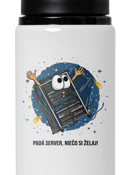 Padá server flaša na vodu White