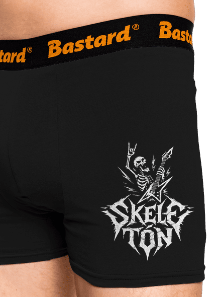 Skeletón boxerky Black