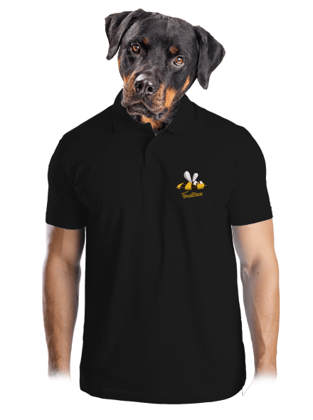 Frisbee pánska polokošeľa Black