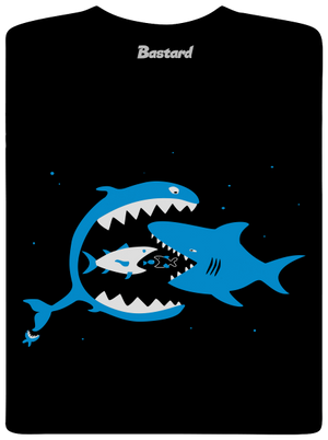 Rybky detské tričko Black