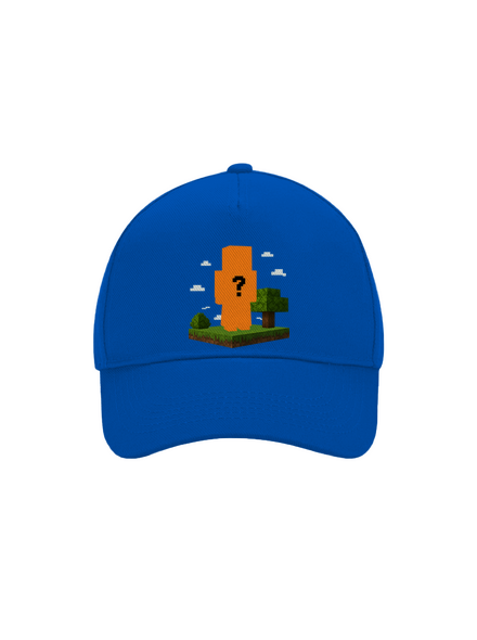 Minecraft z vlastnej fotky šiltovka baseballka Bright Royal