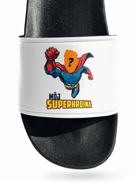 Môj superhrdina šľapky White