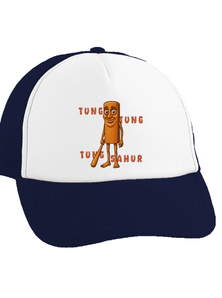 Tung Tung Tung Sahur – Italian Brainrot šiltovka truckerka French Navy cap