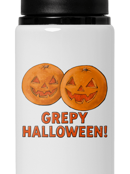 Grepy Halloween flaša na vodu White