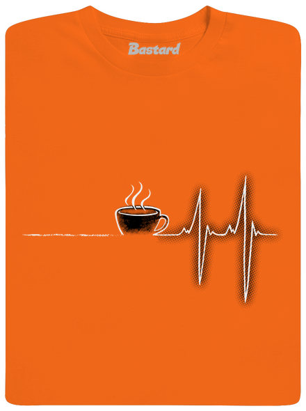 Coffee help pánske tričko Orange