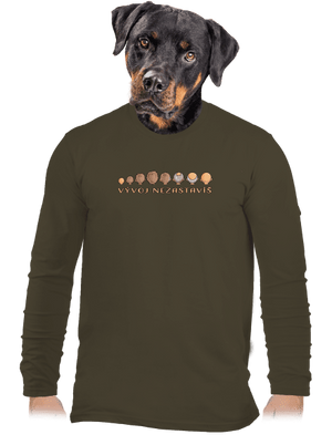 Vývoj nezastavíš pánske dlhý rukáv Urban Khaki