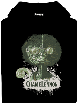 ChameLennon pánska mikina klokanka Black