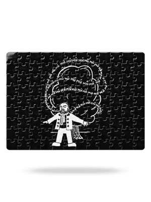 Cimrman: MŇ MŇ MŇ puzzle White