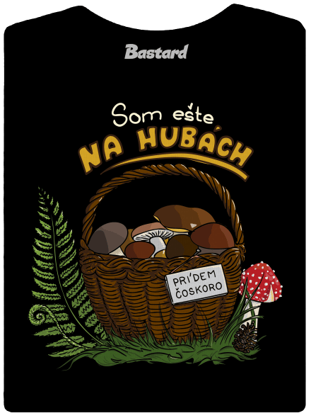 Na hubách dámske tričko prémium Black