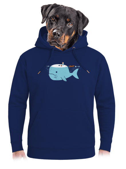 Rybárčenie unisex mikina premium Navy