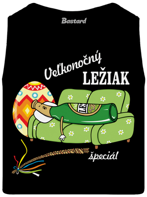 Veľkonočný ležiak pánske tielko Black