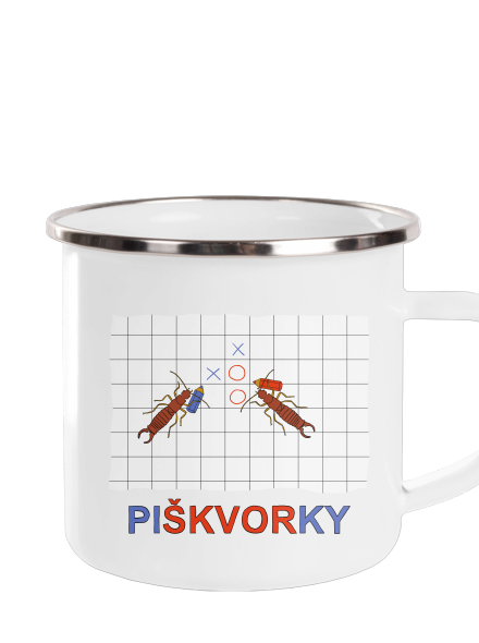 Škvorí piškvorky plecháčik White