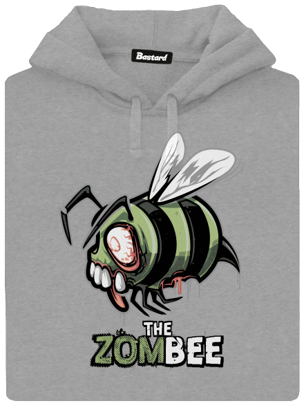 ZomBee pánska mikina klokanka Light Melange